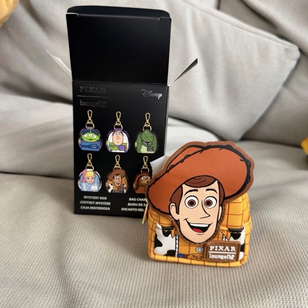 Loungefly Toy Story 30th Anniversary Mystery Mini Backpack Keychain Charm -WOODY